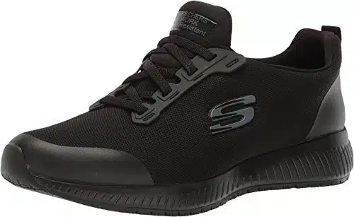 Skechers Women's Squad SR Food Service Shoe, Black, ide