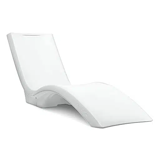 StepVero Lounger, White pool lounge chair, Pack