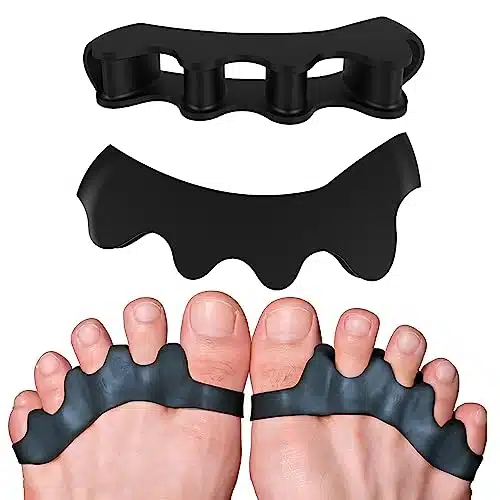 VYCE PrimalStep Toe Separators   Doctor Recommended   Correct Foot and Bunion Pain, Plantar Fasciitis   Toe Straightener to Improve Functional Athletic Mobility   Stretches to