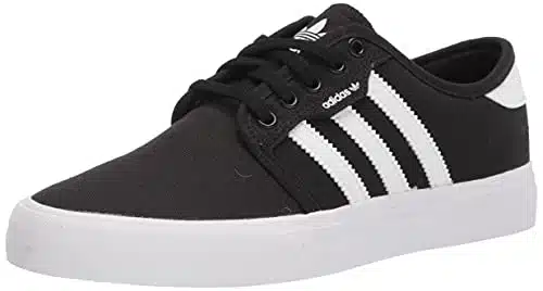 adidas Originals Men's Seeley XT Sneaker, BlackWhiteWhite,