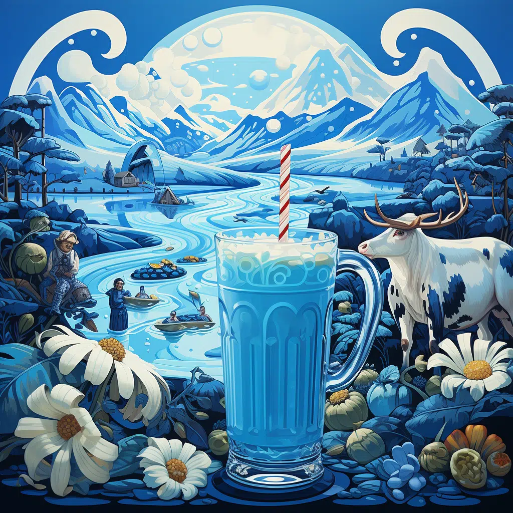 blue milk