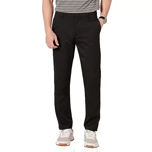 Amazon Essentials Men's Slim Fit Stretch Golf Pant, Black,  x L