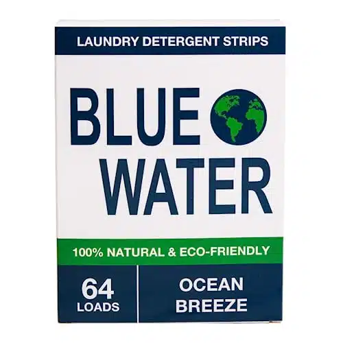 Blue Water, Laundry Detergent Sheets   Earth Breeze Costs % More Than Us!