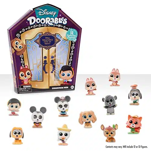 Disney Doorables Treasures From the Vault Collection Peek, Blind Bag Inspired Figures, Styles May Vary, Kids Toys for Ages Up, Amazon Exclusive