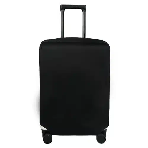 Explore Land Travel Luggage Cover Suitcase Protector Fits Inch Luggage (Black, XL(inch Luggage))