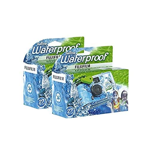 Fujifilm Disposable QuickSnap Waterproof Pool Underwater mm Camera, Pack of