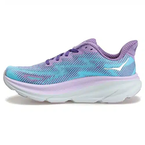 Hoka Women's Clifton Shoes (Chalk VioletPastel Lilac, us_Footwear_Size_System, Adult, Women, Numeric, Medium, Numeric_)