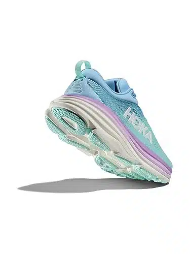 Hoka Women's Walking Shoe Trainers, Airy Blue Sunlit Ocean,