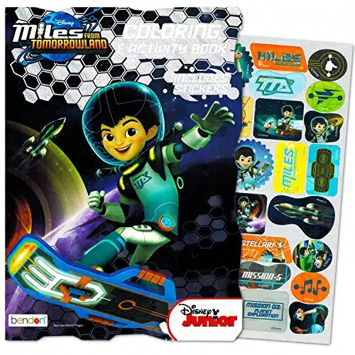 Miles From Tomorrowland Disney Coloring and Activity Book with Stickers