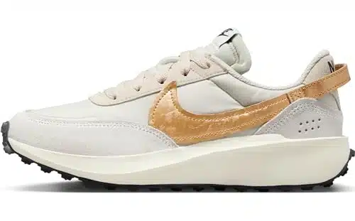 NIKE Waffle Debut Womens FD(LT Orewood BRNMetallic Gold),