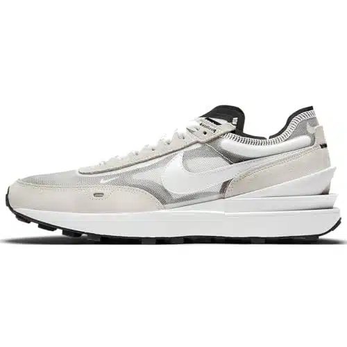 Nike Mens Waffle One Running Shoes Summit WhiteBlack