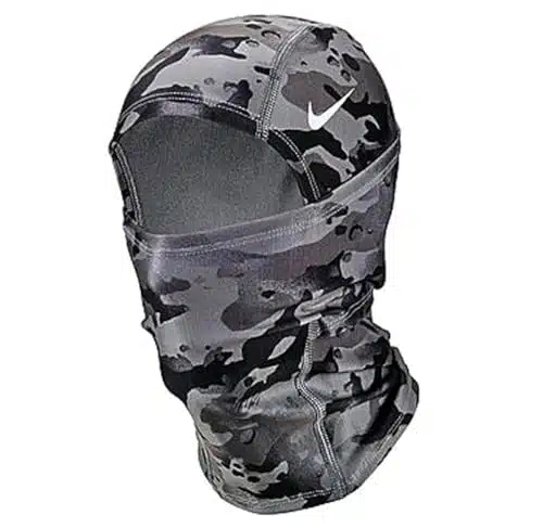 Nike Pro Therma Fit Hyperwarm Hood, Balaclava (Grey Camo)   Unisex