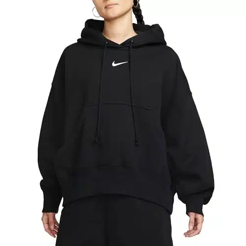 Nike Sportswear Phoenix Fleece Women's Over Oversized Pullover Hoodie Size   Small BlackBlack