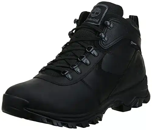 Timberland Men's Anti Fatigue Hiking Waterproof Leather Mt. Maddsen Boot, Black,