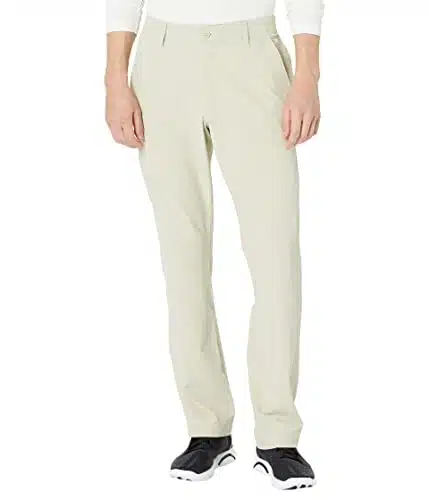 Under Armour mens Drive Pant, Khaki Base (Pitch Gray,  x L US