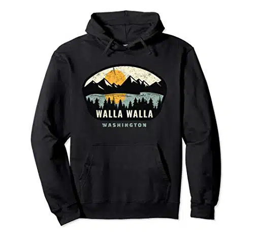 Walla Walla Washington, WA Vacation Souvenir Pullover Hoodie