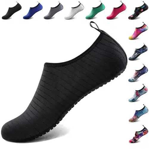 Water Shoes for Women Men Quick Dry Aqua Socks Swim Beach Barefoot Yoga Exercise Wear Sport Accessories Pool Camping Must Haves Adult Youth Size