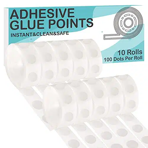 ALLFUN Pieces Clear Glue Points Dots Double Sided Adhesive Removable for Balloons Craft Sticky