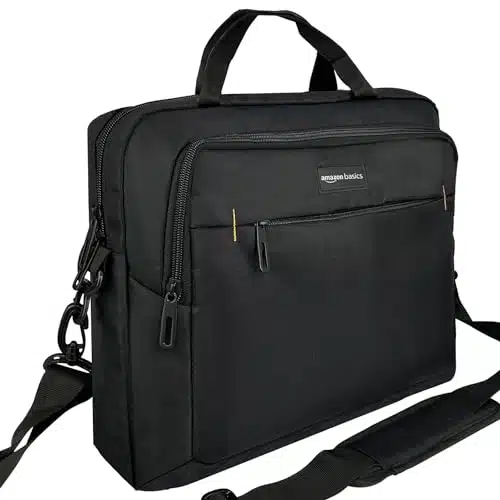 Amazon Basics Inch Laptop Computer and Tablet Shoulder Bag Carrying Case,Pack , Black