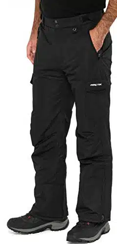 Arctix Men's Snow Sports Cargo Pants, Black, LargeInseam