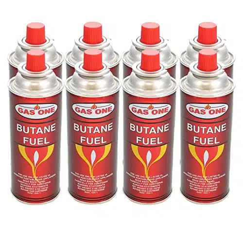 Butane Fuel GasOne Canisters for Portable Camping Stoves