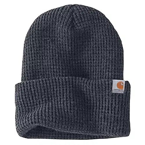 Carhartt Men's Woodside Acrylic Hat, Coal Heather, One Size