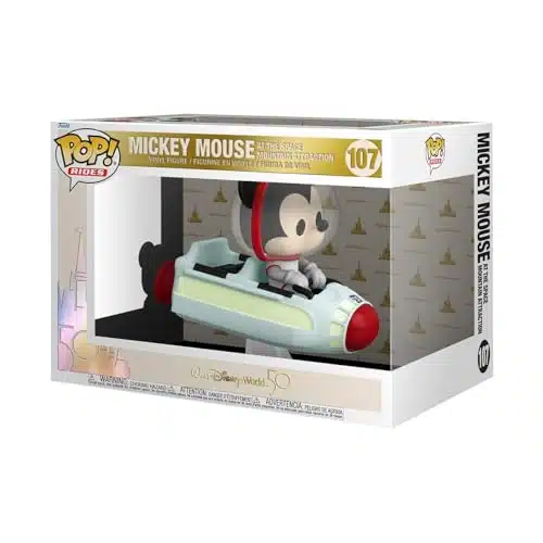 Funko POP Ride Super Deluxe Disney Walt Disney World th   Mickey at The Space Mountain Attraction, Multicolor, Standard, ()