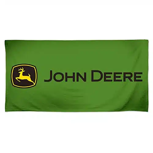 John Deere Green Trademark Beach Towel   LP