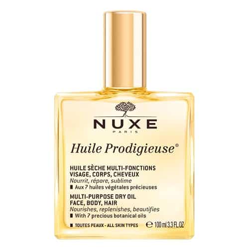 NUXE Huile Prodigieuse Multi Purpose Dry Oil   Radiant Glow and Lightweight Hydration for Face, Body & Hair. Nourishes, Repairs and Enhances