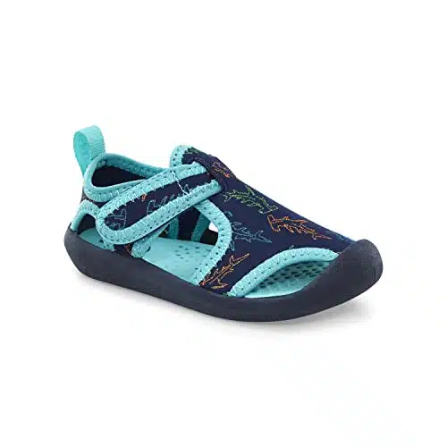 OshKosh B'Gosh Boy's Aquatic Water Shoe, Teal Multi, Toddler