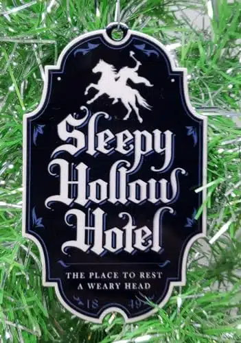 Sleepy Hollow Themed Ornament   Sleepy Hollow Hotel ... A Place to Rest a Weary Head