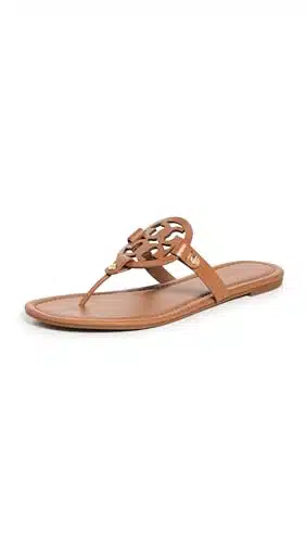 Tory Burch Women's Miller Sandals, Vintage Vachetta, Brown, Tan, edium US