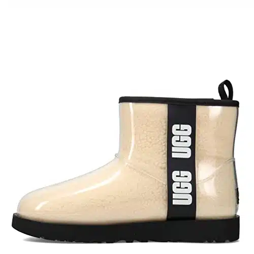 UGG Classic Clear Mini Boot, Natural  Black,