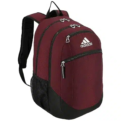 adidas Striker Backpack, Team MaroonBlackWhite, One Size