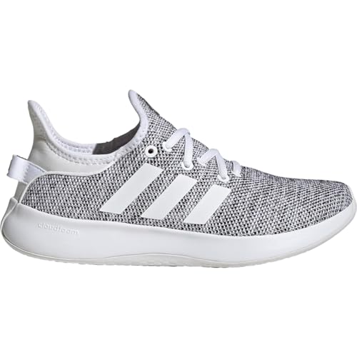 adidas Women's Cloudfoam Pure Sportswear Sneakers, WhiteWhiteBlack,