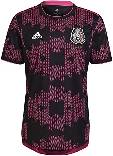 adidas exico Authentic Home Jersey   Black Real Magenta S