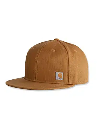 Carhartt Men's Percent Cotton Duck Moisture Wicking Fast Dry Ashland Cap,Carhartt Brown,One Size