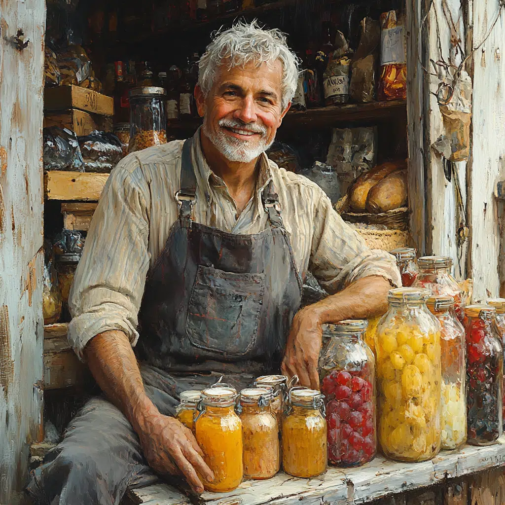 farmer in the deli