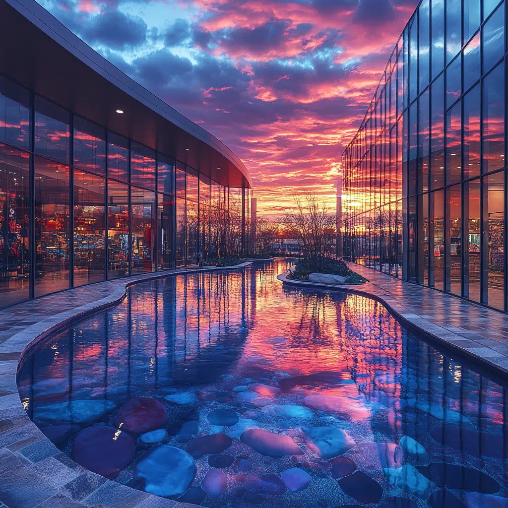 galleria at sunset