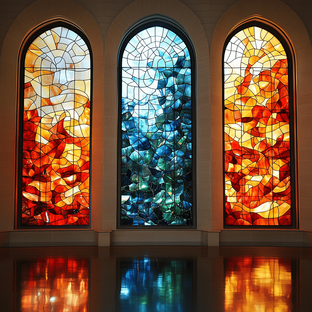 stained glass windows